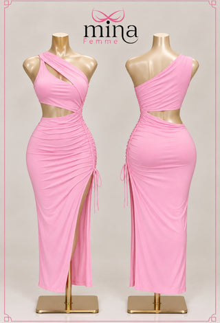 Pink Riviera Butter Maxi Dress - Joly 2173