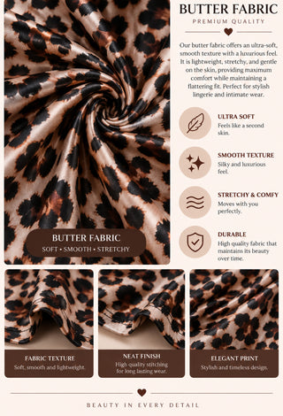Wild Temptation Leopard Lingerie Dress - Joly 2282