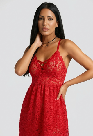 Soft Feminine Lace Lingerie without Push-Up - R525