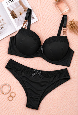 Bella Bloom Push-Up Bra & Panty Set - Fsn 30512