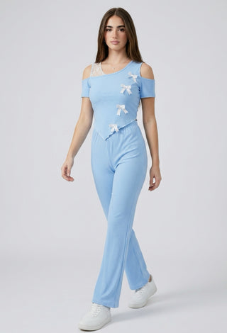 Femme 3071 Cotton Soft Long Pajama Set