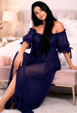 Moonlight Whisper Maxi Nightgown - R Cash