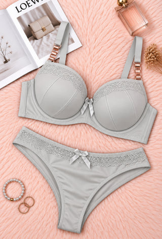 Bella Bloom Push-Up Bra & Panty Set - Fsn 30512