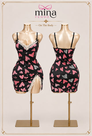 Sweet Hearts Butter Mini Dress - JOLY 2182