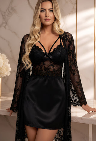 Midnight Satin Bloom - W557