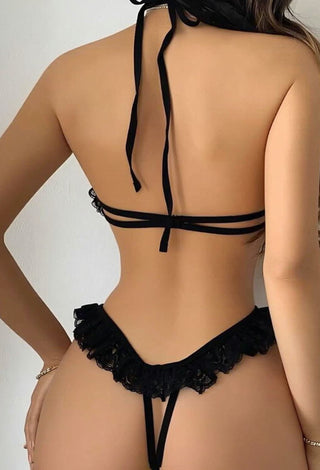 Midnight Desire Lace Teddy - R391