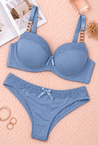 Bella Bloom Push-Up Bra & Panty Set - Fsn 30512