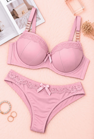 Bella Bloom Push-Up Bra & Panty Set - Fsn 30512