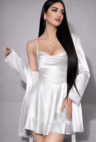 Elegant Satin Lingerie Set For Women’s - W498 | Mina Femme