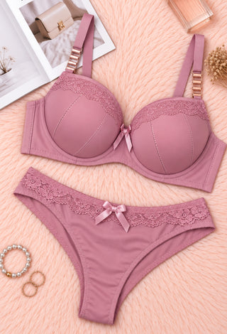 Bella Bloom Push-Up Bra & Panty Set - Fsn 30512