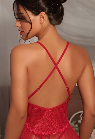 Ruby Blossom Babydoll Set - R438