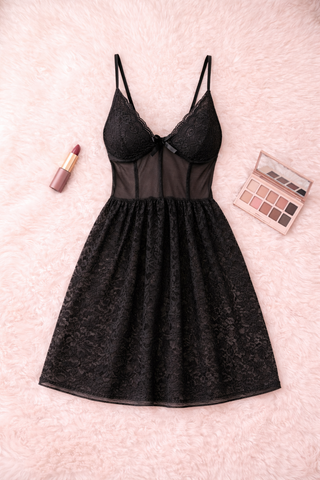 Women's Sexy lace Nightgown - R421