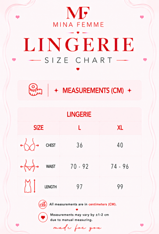 Red Satin Butterfly Lingerie - W718 | Mina Femme