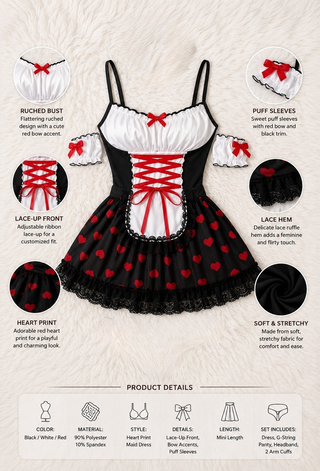 French Maid Fantasy Lingerie Set - JOLY 2341