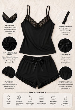Royal Amethyst Lace Lounge Set - Femme 4052