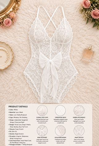 Jumpsuit Tulle with Lace For Women  open back design -R407 | Mina Femme