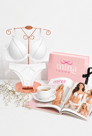 Everyday Comfort Basic Wire Bra & Panty Set - Fsn 2081