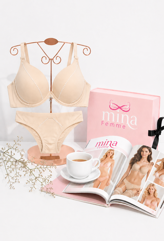 Everyday Comfort Basic Wire Bra & Panty Set - Fsn 2081