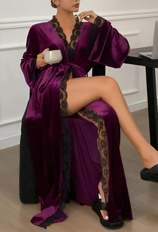 Snow 3871 Women's velvet Robe