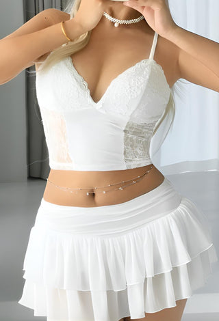 R460 Women’s sexy Tulle with lycra set