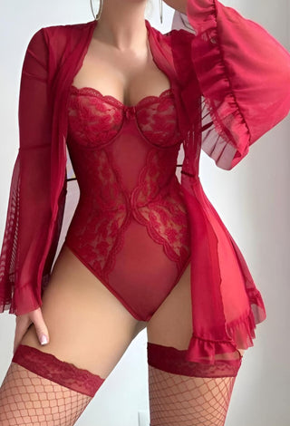 R462 Women’s  Lace Jumpsuit set