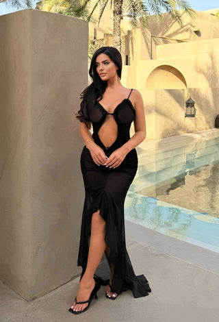 Women’s sexy Nightgown Lace for wonderful nights - R435 | Mina Femme