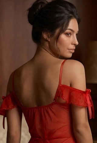 Elegance Women’s sexy Tulle Nightgown - R451 | Mina Femme