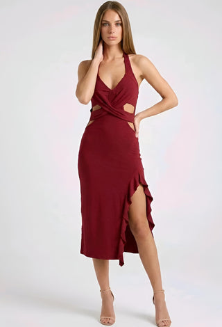 Elegant Butter Fabric Nightdress with Lace Robe – Joly 2364