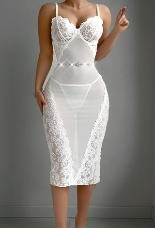 R453 Women’s sexy Tulle Nightgown