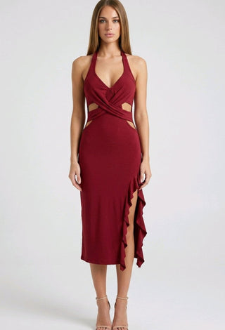 Elegant Butter Fabric Nightdress with Lace Robe – Joly 2364