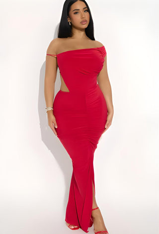 Black Off Shoulder 2 Piece Bodycon Dress - JOLY 2350 | Mina Femme - Mina Femme