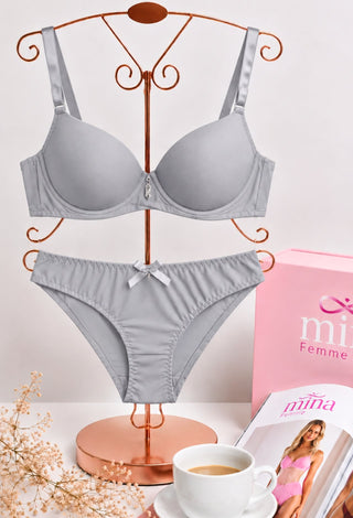 Blush Charm Bra & Panty Set - Fsn 7518 - Mina Femme
