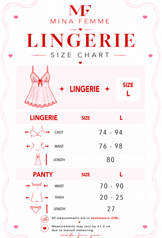 Blush Sweetheart Sheer Babydoll Set - r509 - Mina Femme