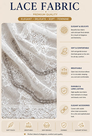 Bridal Whisper One-Piece Lace Lingerie – Non-Padded & Wire-Free - R446 - Mina Femme