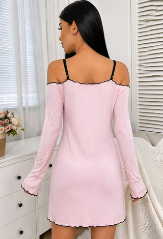 Coquette Premium Egyptian Cotton Lounge Dress - Femme 4080 - Mina Femme