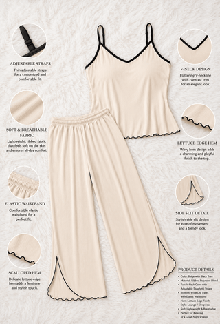 Elegant Cotton Soft Long Pajama Set - Femme 3049 - Mina Femme