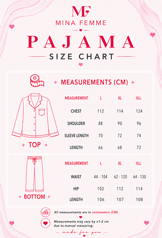 Elegant Floral Satin Pajama Set - W669 - Mina Femme