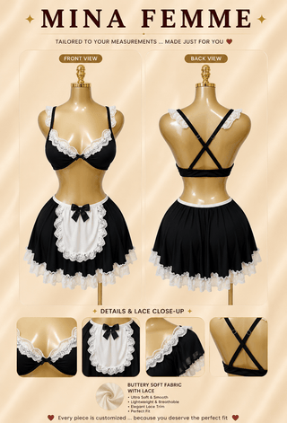 Elegant Lace Maid Set - JOLY 2375 - Mina Femme