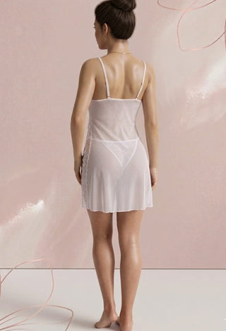 Elegant Pink Lace Lingerie Set Sheer - R481 - Mina Femme