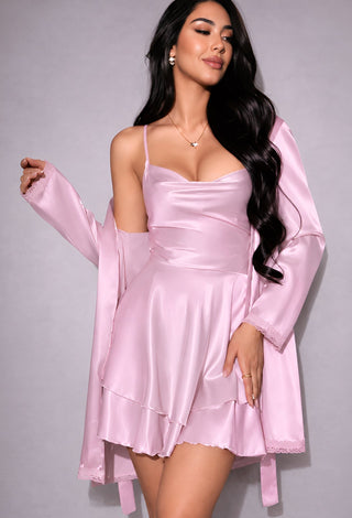 Elegant Satin Lingerie Set For Women’s - W498 | Mina Femme - Mina Femme