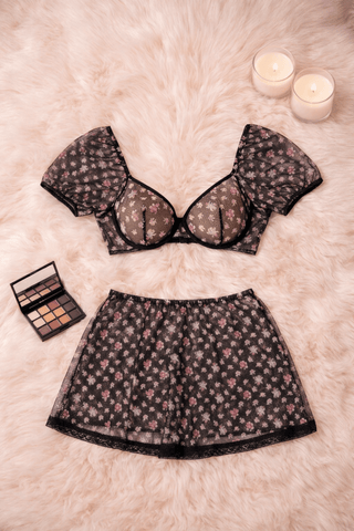 Eve 6987Women’s Lingerie tulle with Push up - Mina Femme