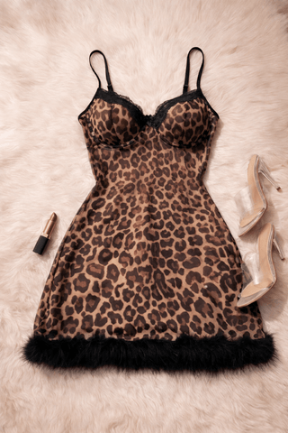 Eve 7025 Women's lingerie Leopard Print - Mina Femme