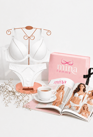Everyday Comfort Basic Wire Bra & Panty Set - Fsn 2081 - Mina Femme