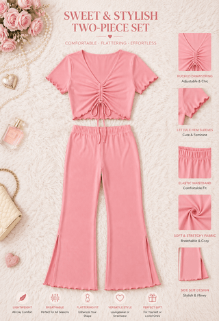 Femme 3019 Cotton Soft Long Pajama Set - Mina Femme