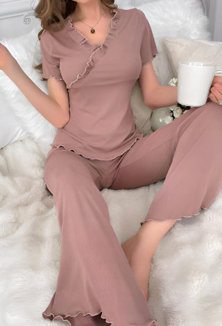 Femme 3020 Cotton Long Pajama Set - Mina Femme