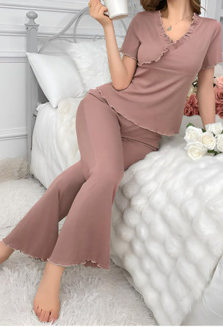 Femme 3020 Cotton Long Pajama Set - Mina Femme