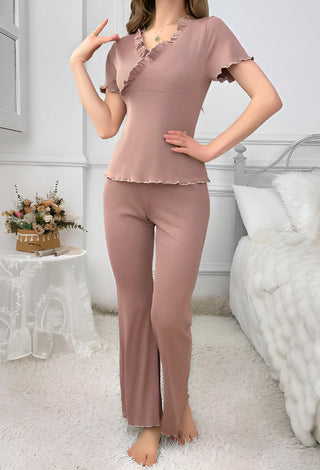 Femme 3020 Cotton Long Pajama Set - Mina Femme