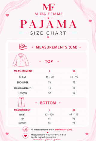 Femme 3022 Cotton Soft Long Pajama Set - Mina Femme