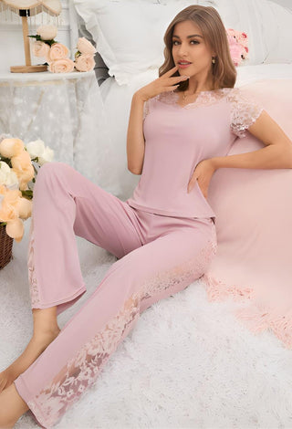 Femme 3022 Cotton Soft Long Pajama Set - Mina Femme