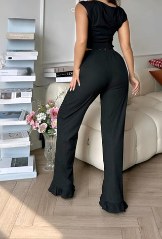 Femme 3087 Cotton Soft Long Pajama Set - Mina Femme